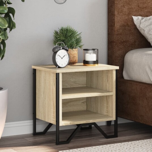 Nattbord sonoma eik 2 stk 40x30x40 cm konstruert tre 848497 Nattbord sonoma eik 2 stk 40x30x40 cm konstruert tre 848497