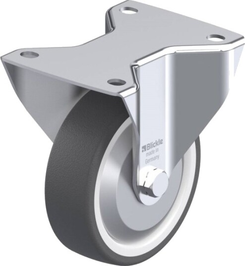 Blickle 749215 Bk-Poth 125G-3-Fa Hurtig Hjul, Hjuldiameter 125 Mm, Bæreevne (Maks.) 350 Kg, 1 Stk