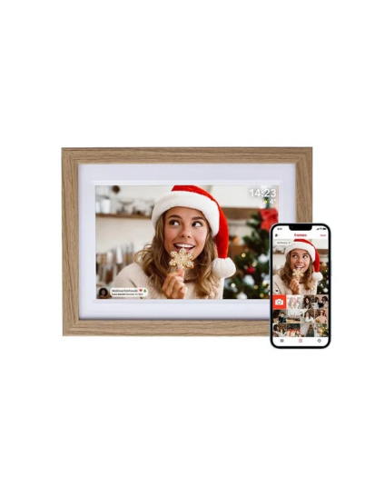 Rollei Smart Frame WiFi 1010 Digital Fotoramme Brun Eik Rollei Smart Frame WiFi 1010 Digital Fotoramme Brun Eik