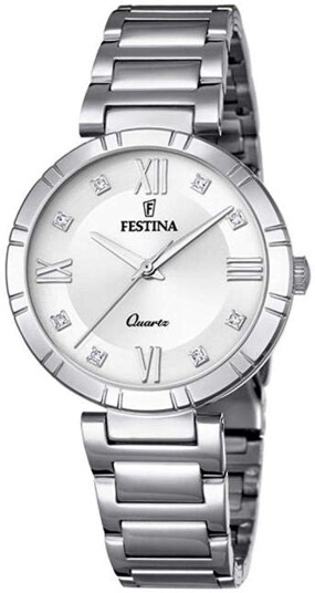 Festina Dameklokke F16936 A Mademoiselle Sølvfarget/Stål Ø32 mm Festina Dameklokke F16936 A Mademoiselle Sølvfarget/Stål Ø32 mm