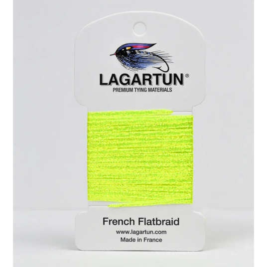 Lagartun Flat Braid Fl. Yellow