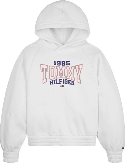 Tommy Hilfiger Hettegenser 1985 Varsity Hvit Tommy Hilfiger 10 år 140 Hettegenser