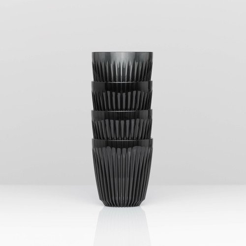 Huskee Renew 4-pack Cup Set - Smoke , 8oz (225ml)