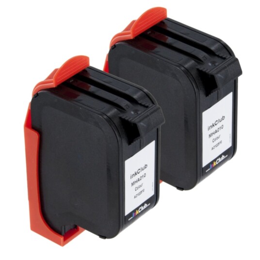 inkClub MHA010-2 Blekkpatron 3 farge 840 sider, 2pk