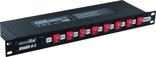EuroLite Board 8-S with 8x IEC Outputs EuroLite Board 8-S with 8x IEC Outputs
