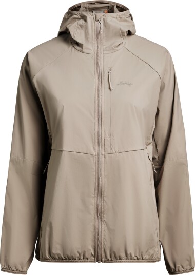 Lundhags Women"s Tived Light Windbreaker Jacket Driftwood M Lundhags Women"s Tived Light Windbreaker Jacket Driftwood M