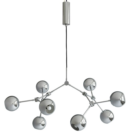 Drop Globe Pendel 95 cm Krom Drop Globe Pendel 95 cm Krom