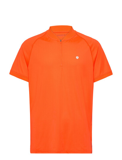 Björn Borg Ace Zip Polo Shirt - Orange - M