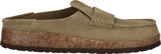 NOU Emilio Leather Kork Mokasiner Herre Grønn 43
