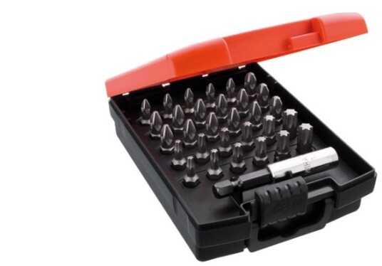 Wiha 36310, 31 Stk, Phillips Skrutrekker, Torx, Pz 1,Pz 2,Pz 3, T10,T15,T20,T25,T30,T40, 274 G, 25,4/4 Mm (1/4")
