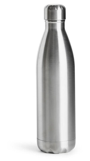 Sagaform To Go stålflaske 0,75 liter rustfritt stål