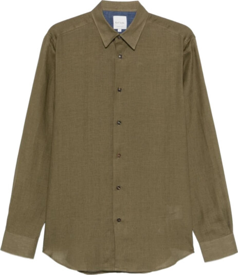 Paul Smith Herre Skjorter Grønn L,