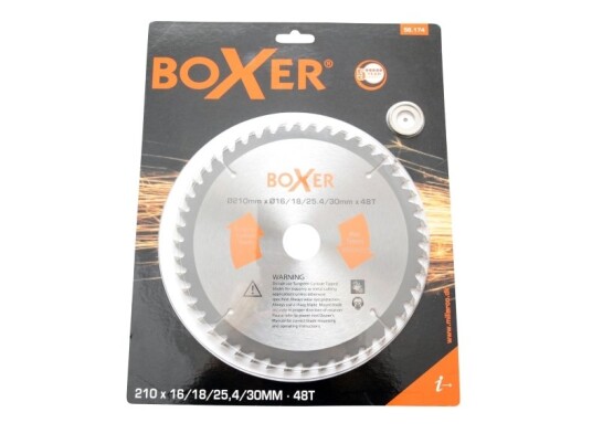 Boxer® Rundsavsklinge Ø210 X Ø16/18/25,4/30 Mm 48 Tænder