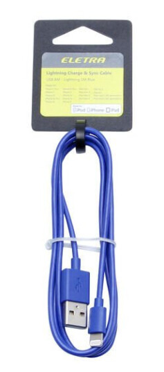 ELETRA USB-LIGHTNING CABLE 1M BLÅ