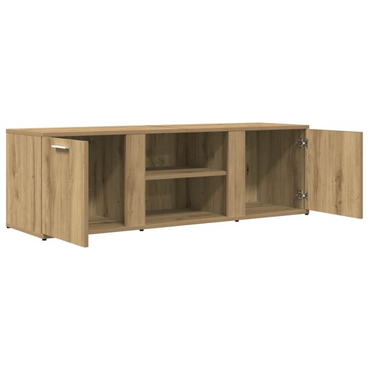  TV-benk artisan eik 120x34x37 cm konstruert tre 8721158435101