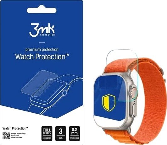 3mk Apple Watch Ultra/Ultra 2 - Watch Protection v. FlexibleGlass Lite