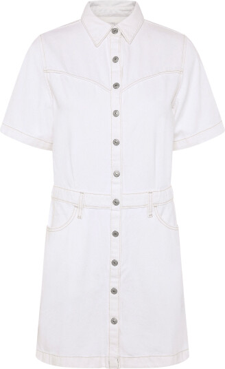 Levi"s® Ss Logan Western Dress Tooth F White L