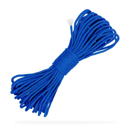 Fallskjermline Paracord 550 30 meter RoyalBlue