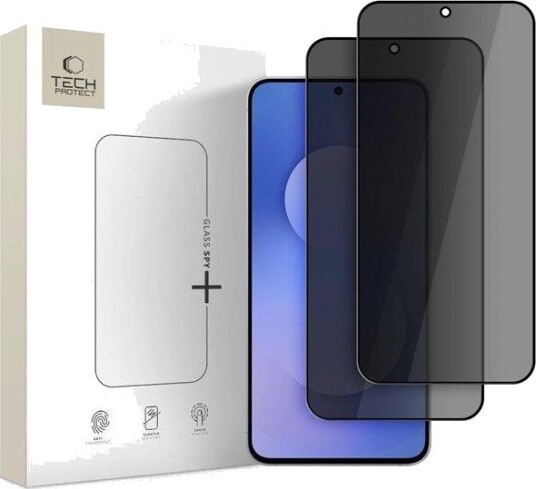 Tech-Protect SPY+ 2-Pakning Herdet Glass Skjermbeskytter for Samsung Galaxy A37/A57 5G/S25 FE
