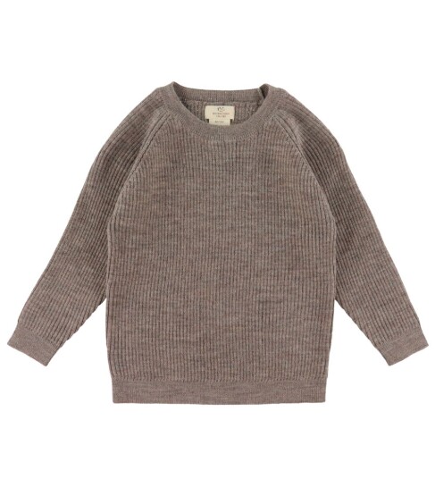 Copenhagen Colors Natural Melange Merino Classic Rib Genser 80