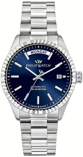 Philip Watch Herreklokke R8223597109 Roma Blå/Stål Ø39 mm