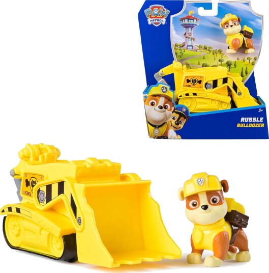 Paw Patrol Rubble Kjøretøy 2.0 - Engasjerende Lekesett for Barn Paw Patrol Rubble Kjøretøy 2.0 - Engasjerende Lekesett for Barn