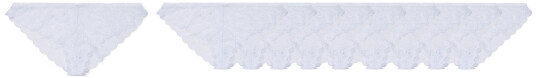Milki Hipster Blondetruser 10-pack Str. L White