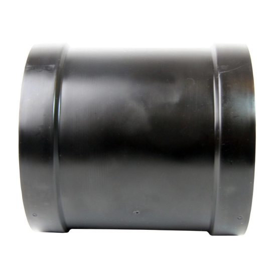 Smartline 75 MM PP dobbeltmuffe Sort
