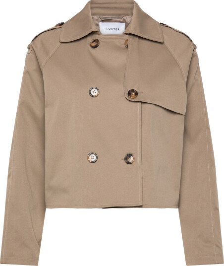 Coster Copenhagen Short Trench Jacket Beige 40