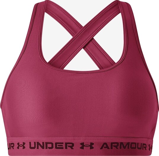Under Armour Sports BH UA Crossback Mid Rosa