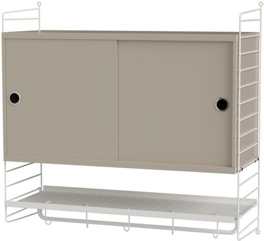 String soverom beige & hvit Kombinasjon F