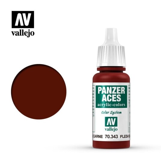 Vallejo Panzer Aces Flesh Shadows 17ml