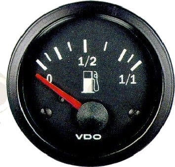 VDO 301-010-002K Angivelse, drivstoff forråd