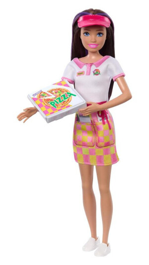 Barbie Skipper First Job Dukke m/ tilbehør Pizza Servitør