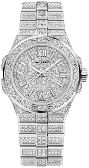 Chopard Dameklokke 295370 1001 Alpine Eagle Sølvfarget/18 karat