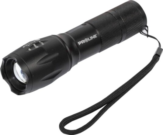 Pro-Line Alu-Lommelykt 300 Lm, 3×Aaa, 5 Moduser, Zoom