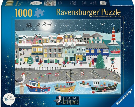 Puslespill 1000 Jul Ved Kysten Ravensburger