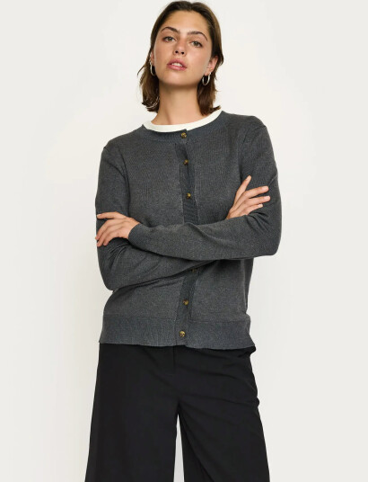 Soft Rebels Srmarla Cardigan Knit - Grey - S Soft Rebels Srmarla Cardigan Knit - Grey - S
