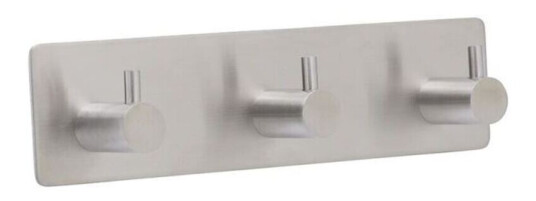 BESLAG DESIGN BASE 220 WALL HOOK MATTE STEEL 3 HOOKS 61621-21