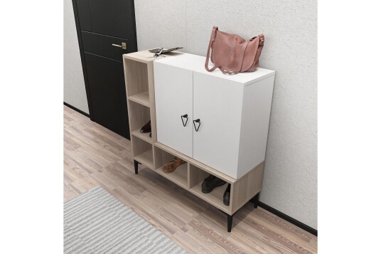Desgrar Konsollbord 100x100 cm Hvit