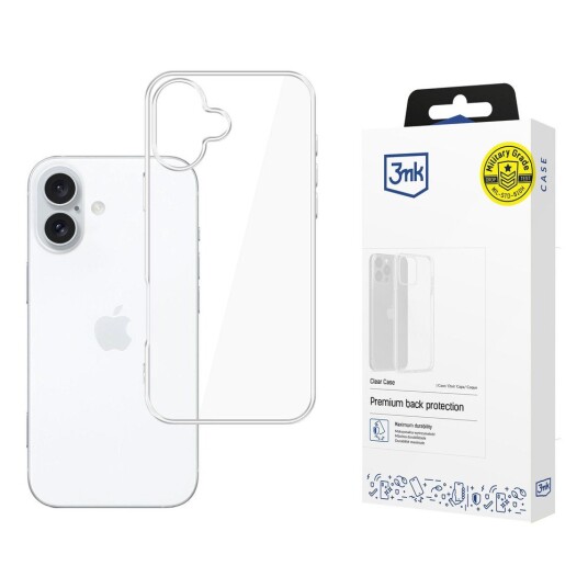 3mk Clear Cover for iPhone 17 Gjennomsiktig