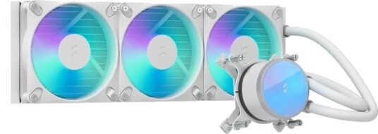 Fractal Radius RGB 360mm CPU-vannkjøler Hvit