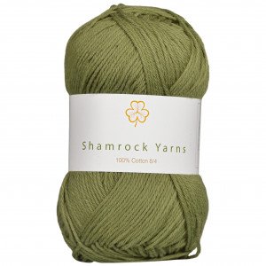Shamrock Yarns 100% Bomull 8/4 Garn 14 Støvet Armygrønn