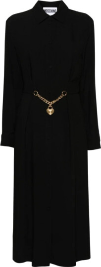 Moschino Dame Kjoler Svart M, Moschino Dame Kjoler Svart M,