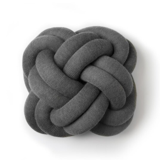 Design House Knot pute grå Design House Knot pute grå