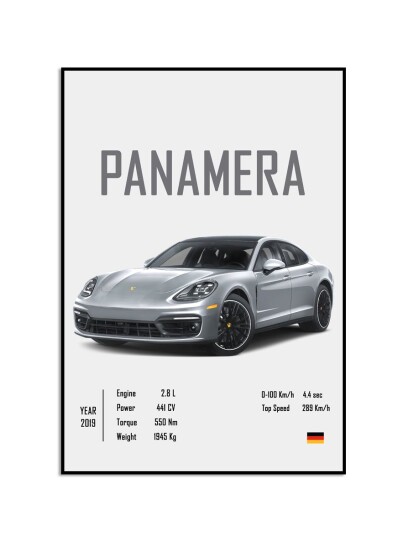 Plakat Panamera 2019 spesifikasjoner
