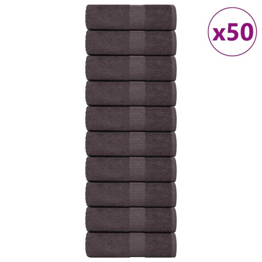 Vaskekluter FROGN 50 stk antrasitt 15x21 cm 360 gsm