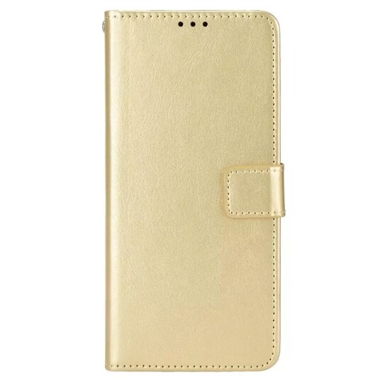 INCOVER Asus Zenfone 10 / 9 Skinn Flipdeksel med Lommebok - Gull