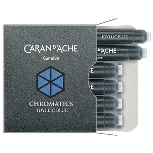 Caran d'Ache Chromatics Ink cartridge 6-pakke Delicate Green