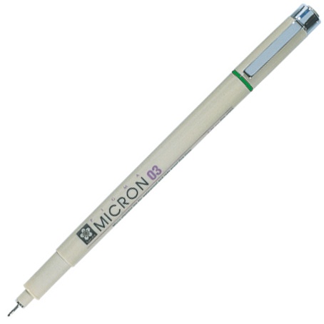 Sakura Pigma Micron Fineliner 03 Green